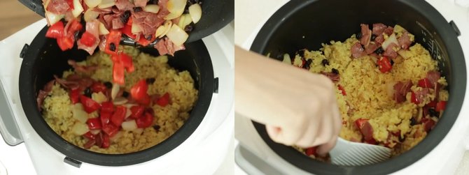 langkah memasak cajun chicken rice rice cooker ala chef devina hermawan