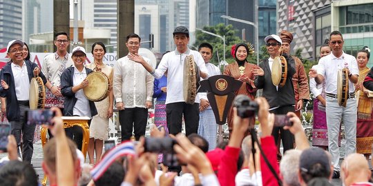 Tabuh Rebana, Jokowi Mulai Kick Off Keketuaan ASEAN Indonesia 2023