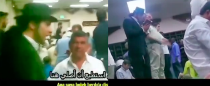pria yahudi nekat masuk masjid buat berdoa usai salat jumat reaksi jemaah muslim lua