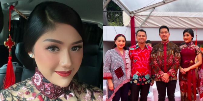 Merah Merona Cantiknya Erina Gudono Saat Hadiri Perayaan Imlek Nasional Bikin Salfok