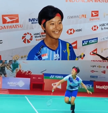 sosok putri kusuma wardani polwan bikin kaget pebulutangkis korsel saat tanding