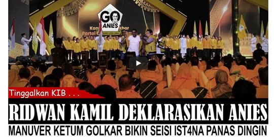 CEK FAKTA: Ridwan Kamil Deklarasi Dukung Anies Baswedan di Pilpres 2024?