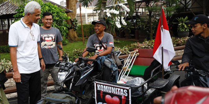 Temui Komunitas Difabel, Ganjar Janji Siapkan Pelatihan Usaha hingga Promosi Karya