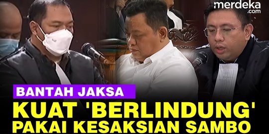 VIDEO: Kuat Maruf Pakai Kesaksian Sambo, Serang Balik Jaksa Soal Terlibat Bunuh Yosua