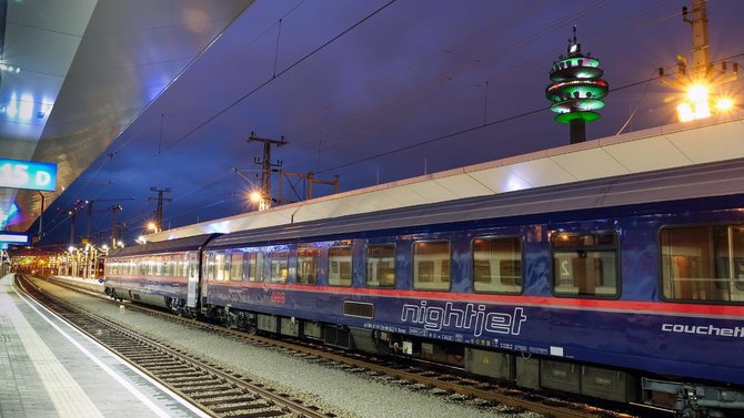 ilustrasi kereta malam nightjet