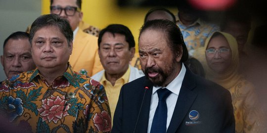 Surya Paloh: Tidak Ada Perintah Jokowi Bertemu Ketum Golkar Airlangga