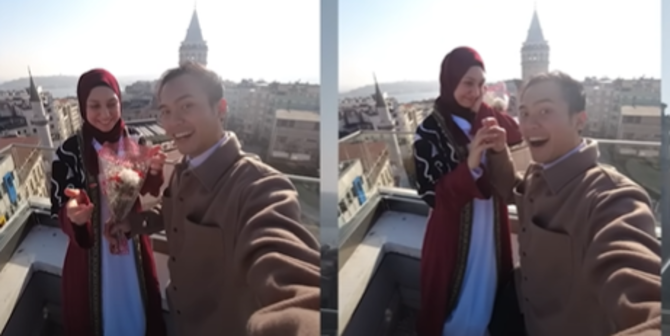 Romantisnya Pria WNI Lamar Gadis Turki di Istanbul, Berawal Sahabatan kini Berjodoh