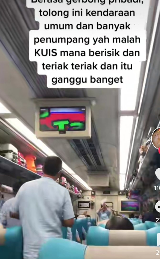 viral penumpang asyik main kuis di dalam kereta jadi sorotan warganet