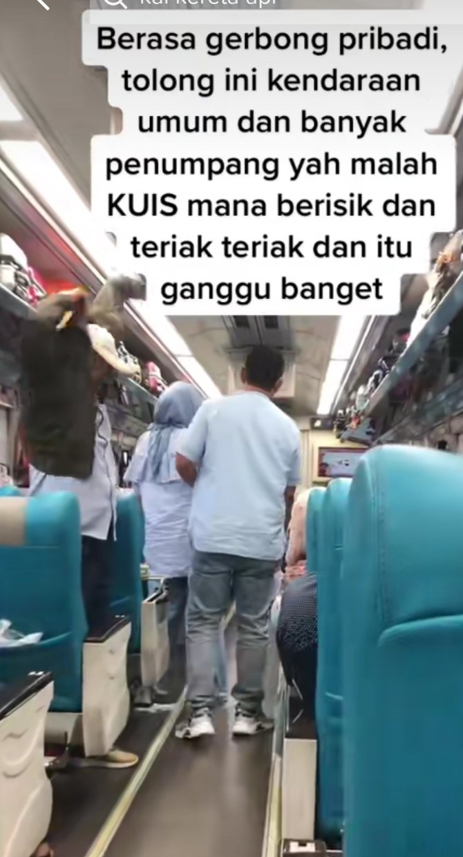 viral penumpang asyik main kuis di dalam kereta jadi sorotan warganet