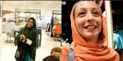 melissa asal perancis bawa ibu mertua shopping ke mal belanja baju amp jajan es krim