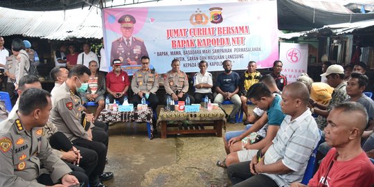 Kapolda NTT Dicurhati Pedagang Pasar, Resah Marak Penculikan Anak di Kupang