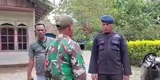 Anggota Brimob Bentak & Tunjuk-Tunjuk Babinsa TNI AD, Adu Mulut soal Koordinasi