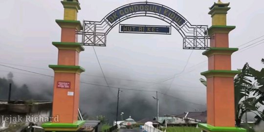 Suasana Desa Tertinggi di Lereng Gunung Lawu, Dingin Berselimut Kabut