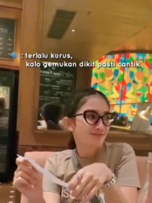 ussy disebut terlalu kurus