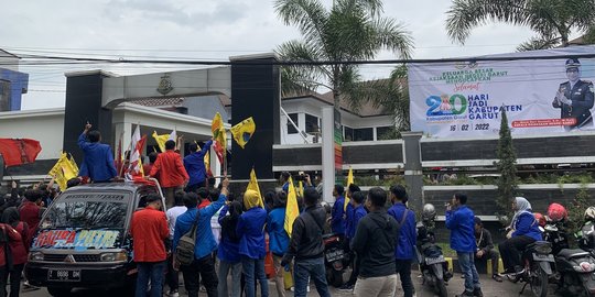 Dianggap Lamban Tangani Korupsi, Kejari Garut Digeruduk Mahasiswa