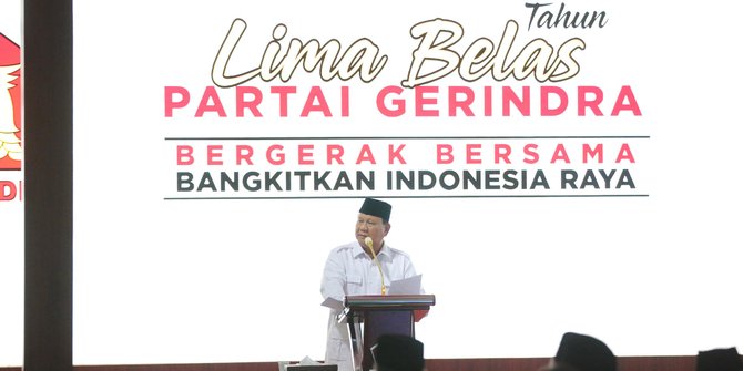 Prabowo Minta Kader Gerindra Tutupi Kekurangan Pemerintahan Jokowi