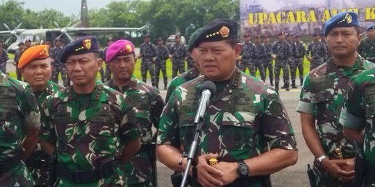 Panglima TNI Pimpin Pengalihan Komando Pasukan Gabungan di Malang