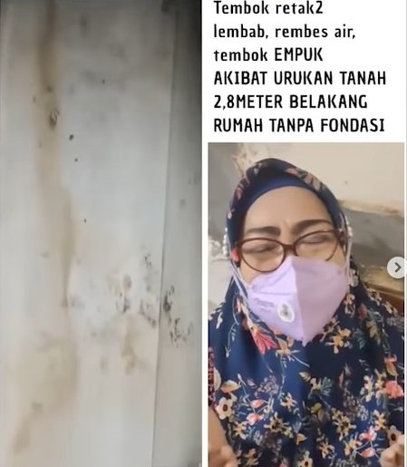 tangisan ibu di tebet rumahnya terancam ambruk penyebabnya tetangga uruk tanah 25m