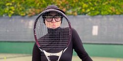 Deretan Foto Syahrini Latihan Tenis di Singapura, Penampilannya Curi Perhatian