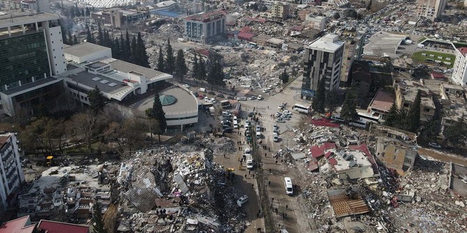 Begini Hancurnya Kahramanmaras, Pusat Gempa Turki yang Tewaskan 9.600 Orang