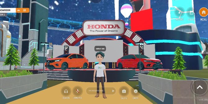 Perkenalkan Honda MetaWorld, Dunia Honda dalam Alam Metaverse Indonesia