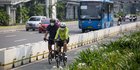 Truk Sampah DKI Tabrak Beton Jalur Sepeda di Sudirman, Dishub Janji Perbaiki