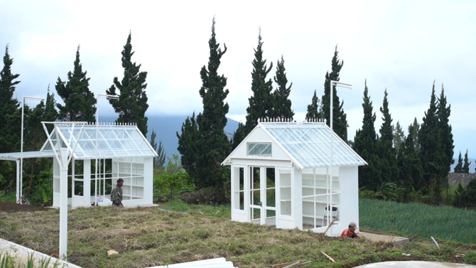 pembangunan agro eduwisata artala di cipanas