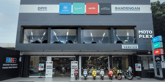 Piaggio Resmikan Diler Motoplex 4 Brands di Tambora, Jakarta Barat