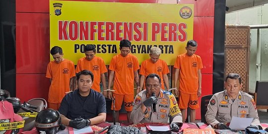 Kronologi Pembacokan Pemuda di Titik Nol Yogyakarta hingga Motif dari 6 Pelaku