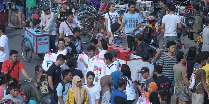 Pemprov DKI Larang Pedagang Berjualan di Jalan Sudirman-Thamrin saat CFD