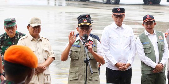 Menko PMK Lepas Pengiriman Bantuan Kemanusiaan RI untuk Korban Gempa Turki