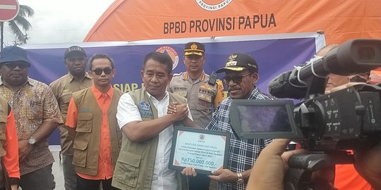 BNPB Gelontorkan Dana Siap Pakai Sebesar Rp750 Juta Bantu Korban Gempa Jayapura