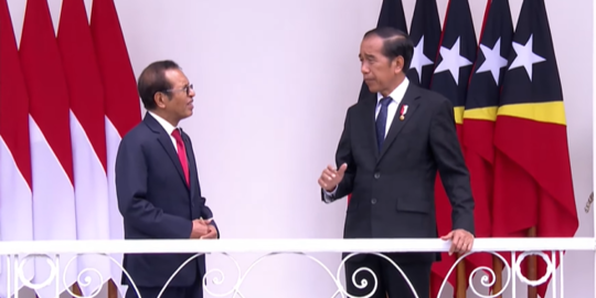 Jokowi Bertemu PM Timor Leste Taur Matan Ruak di Istana Kepresidenan Bogor