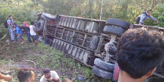 Bus Study Tour Terguling di Purworejo, Disdik Garut Pastikan Tidak ada Korban Jiwa