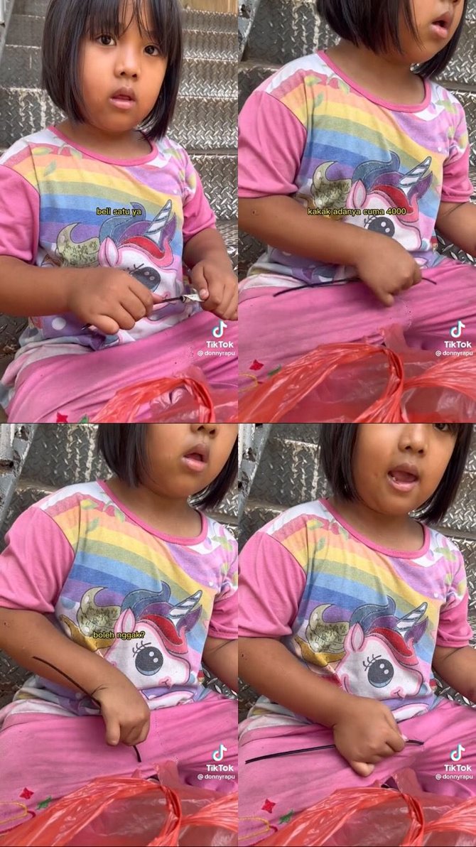 ceria dan penuh semangat begini kisah haru nana gadis cilik penjual tisu