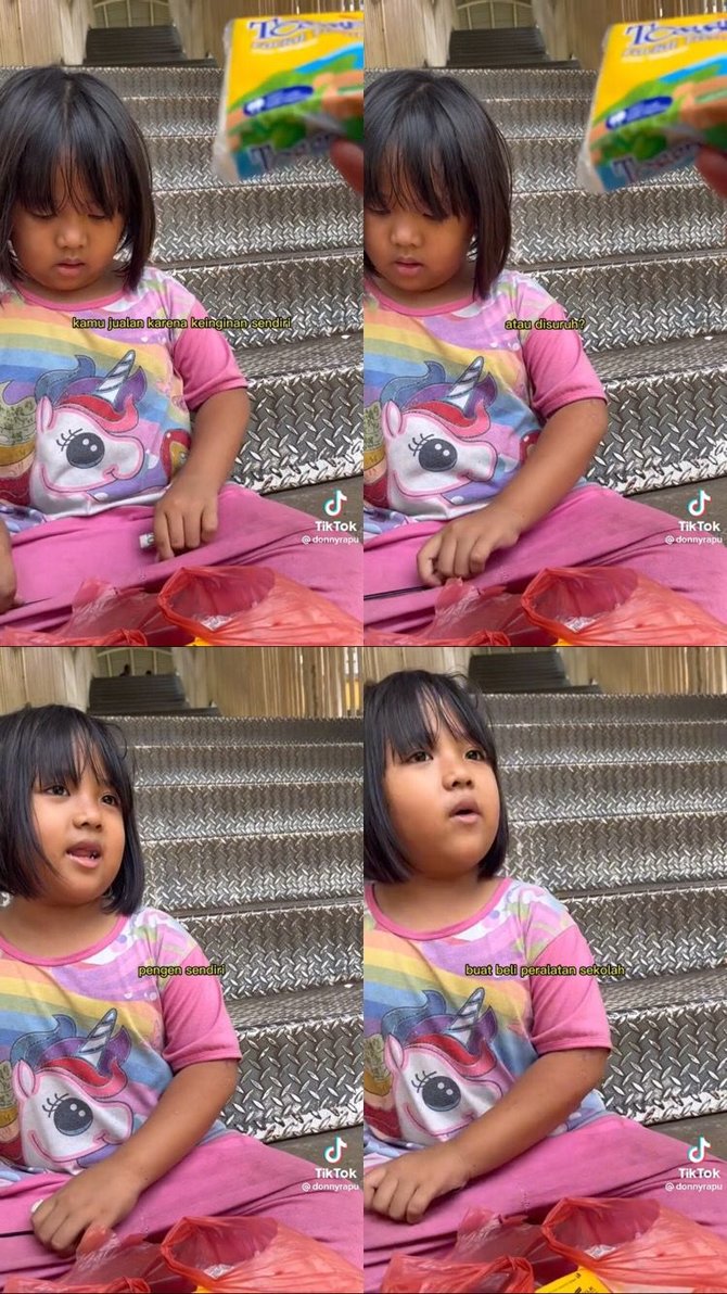ceria dan penuh semangat begini kisah haru nana gadis cilik penjual tisu