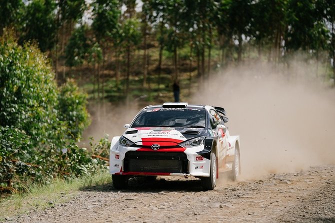 tim toyota gazoo racing indonesia tgri berlaga di kejurnas danau toba rally 2022