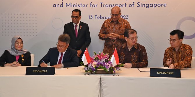 Menhub Temui Menteri Transportasi Singapura, Bahas Kerjasama Transportasi
