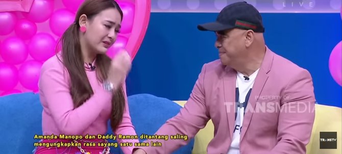 amanda manopo tak kuasa tahan tangis ungkap rasa sayang ke ayah
