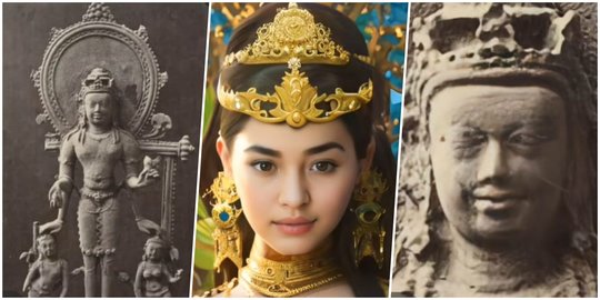 Ini Paras Cantik Dyah Pitaloka Versi Teknologi AI, Raja Majapahit Sampai Naksir Berat