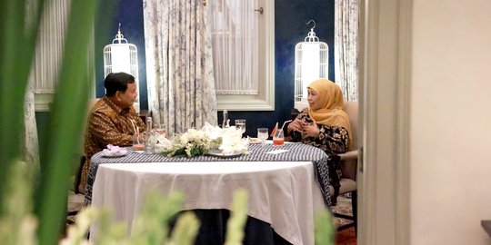 Khofifah Bicara Pertemuan dengan Prabowo Subianto, Ini yang Dibahas