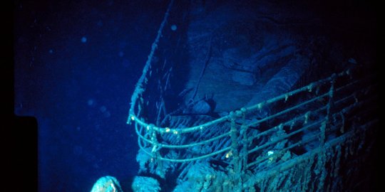 Potret Langka Bangkai Kapal Titanic Membusuk di Dasar Samudera Atlantik