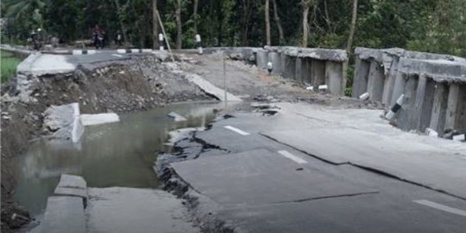 Penyebab Amblesnya Jalan di Bantul, Ternyata Berada di Jalur Sesar Aktif