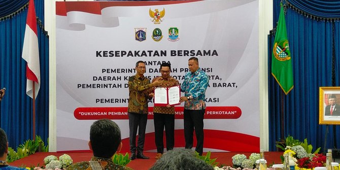 Jabar, DKI, dan Bekasi Sepakat Membangun MRT