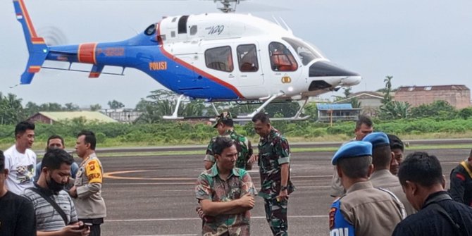 Malam Ini Hujan dan Kabut, Evakuasi Kapolda Jambi Lewat Jalur Udara Dihentikan