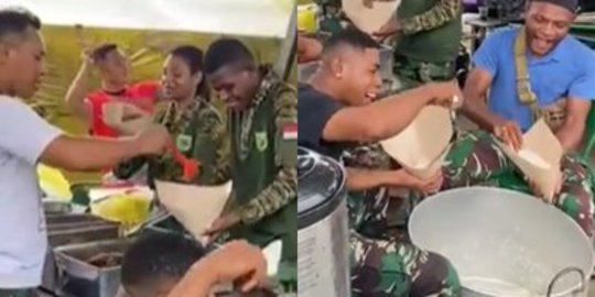 Lepas Lelah, Para Prajurit TNI Kompak Bawakan Lagu 'Kenapa Begitu' Jadi Sorotan
