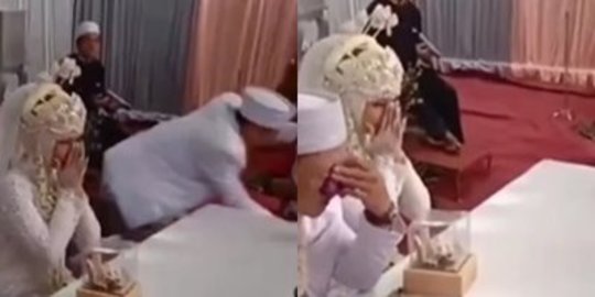Pengantin Pria Lari Sambil Nangis Usai Ijab Kabul Bikin Sedih, Ternyata Ini Sebabnya