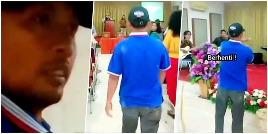 Viral Pria Arogan Bubarkan Ibadah di Gereja Lampung, Ini Penjelasan Kemenag