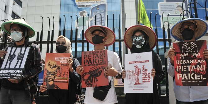 Aksi Mogok Makan Tuntut Keadilan Petani Pakel