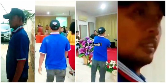 Duduk Perkara Viral Pria Arogan Bubarkan Ibadah di Gereja Lampung